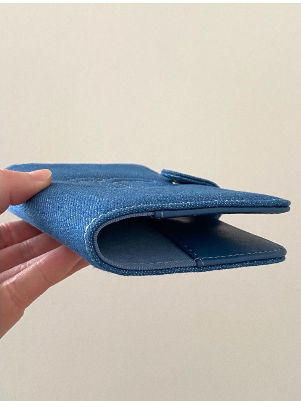 Denim Passport Holder